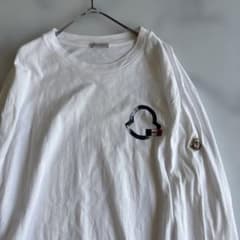 ✨美品✨MONCLERモンクレール 白 ロンT XL mr322 - メルカリ