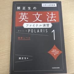 大学入試問題集 関正生の英文法ファイナル演習ポラリス[1 標準レベル]のサムネイル