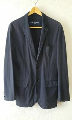 COMME des GARÇONS HOMME 薄手テーラードJKT ネイビー - メルカリ