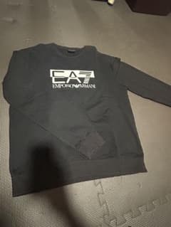 EA7 EMPORIO ARMANI クルーネック スウェット ブラックのサムネイル