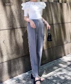 サイドリボンテーパードパンツ 神戸レタスのサムネイル
