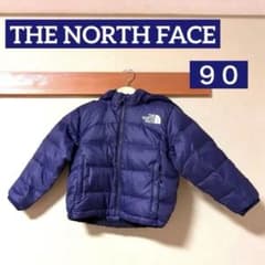 【美品】THE NORTH FACE キッズ ダウンジャケット ネイビー 90のサムネイル