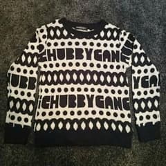 CHUBBYGANGチャビーギャング ロゴデザインジャカードニットセーターのサムネイル