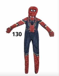 Spiderman stretchy costume, size 130, Halloween costume for kids.