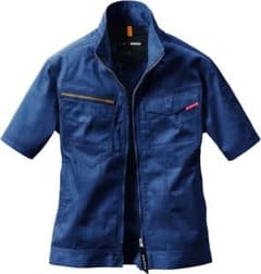 BURTLE バートル 1716 半袖ジャケット L デニム 作業服のサムネイル