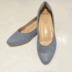 新品　大きいサイズ　26㎝ パンプス　ライトブルー フラットシューズのサムネイル