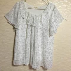 本日限定値下げ LL〜4L 袖フリルトップスのサムネイル