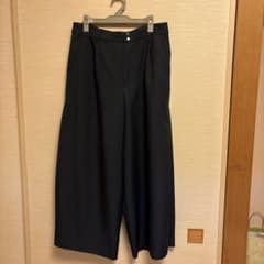 ワイドパンツ イージーパンツ ネイビーのサムネイル