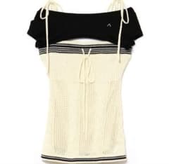 andmary♡Kitty cable knit tops♡ivory 新品 andmary Kitty cable knit tops ivory♡ - メルカリ