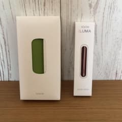 IQOS イルマ シリコーンスリーブ　シャルトリューズ　ドアカバーオレンジグローのサムネイル