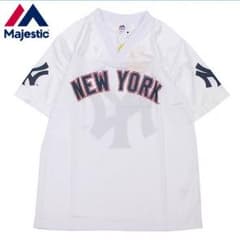 majestic Yankees POLY MESH TEE フットボールシャツのサムネイル