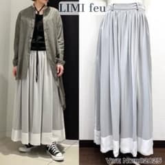 LIMI feu リミフゥ ヨウジヤマモト シフォン レイヤード マキシスカート LIMI feu リミフゥ ヨウジヤマモト シフォン レイヤード マキシ