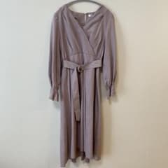 Natural Couture 長袖フレアワンピース