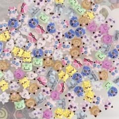 Nail art parts Pokemon Pocket Monster Set of 20