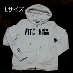 Abercrombie&Fitch　アバクロ　パーカー　白のサムネイル