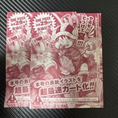 ワンピース 連載29周年突破記念 特製カード 2枚セット - メルカリ