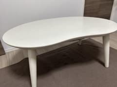 ニトリ】豆型リビングこたつ ホワイトウォッシュ - メルカリ