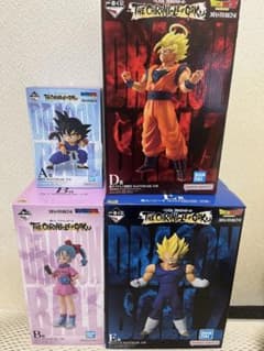 이치 반 쿠지 드래곤 볼 THE CHRONICLE OF GOKU 4 종 세트