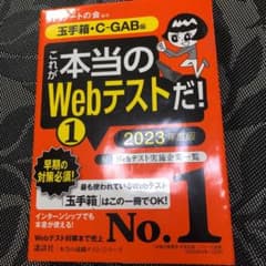 【玉手箱・C―GAB編】 これが本当のWebテストだ! (1) 2023年度版のサムネイル