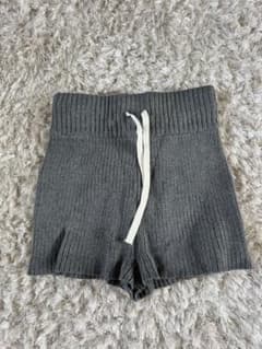ENVYLOOK リブニット ショートパンツ グレーのサムネイル