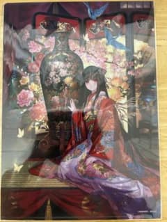 藤ちょこ複製原画 絵師100人展大阪万博展 七宝花鳥美人図花瓶 m38190841969_1.jpg?1750486372