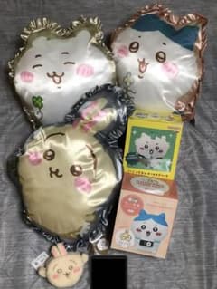 치이카와 깅엄프릴 쿠션 피규어 카메라형 라이트 파우치