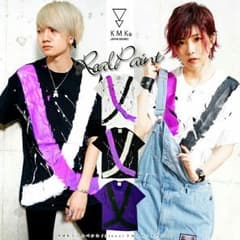 最終値下げ！KINGLYMASK キングリーマスク KMK クロスペンキTシャツのサムネイル