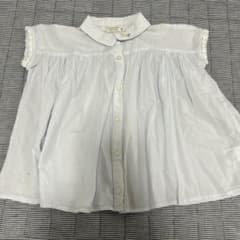 水色 半袖ブラウス サイズ120のサムネイル