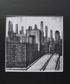 ベルナール・ビュッフェ「NEW YORK-Ancesboro bridge」 - メルカリ