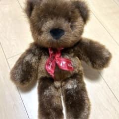 茶色のクマ型ぬいぐるみ 昭和レトロ - メルカリ