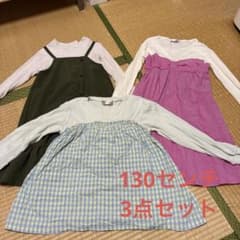 ⁠【値下げ】女の子 ever closet ワンピース・トップス3点セット⁠のサムネイル