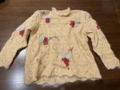 130-140size セーター　ハンドメイド　2着あり　双子、兄妹お揃いでのサムネイル
