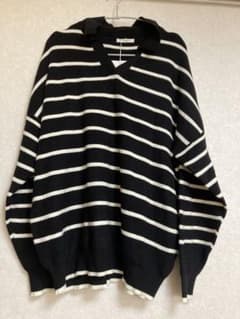 【新品】レディース　ボーダーニットのサムネイル