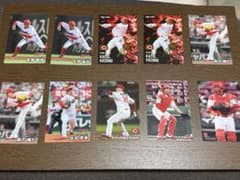 カープ プロ野球チップスカード 22枚