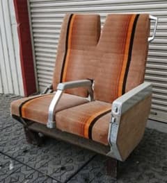 快速海峡 50系客車 客室座席 新幹線０系 鉄道座席 2人掛け 布張り 快速海峡 50系客車 客室座席 新幹線0系 鉄道座席 2人掛け 布張り