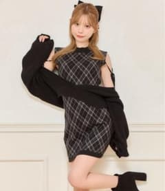 apres jour レイヤード風ニットワンピース Sサイズのサムネイル