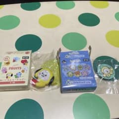 TSUTAYA 한정 bt21 과일 봉제 인형키링 스마트폰 그립