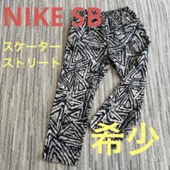 【美品】NIKE SB プリンテッド スケートボード パンツ Mサイズ 総柄
