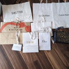 Dior・Calvin Klein・Coach・Shel'tter 紙袋セットのサムネイル