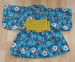⭐女の子　ワンピース浴衣　100cm⭐のサムネイル