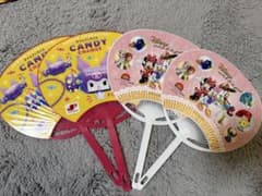 サンリオ ディズニー うちわ 4本セット