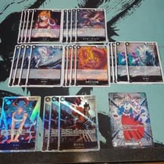 ワンピースカードゲーム 決戦の刻 ヤマトリーパラ 他黒デッキパーツ