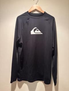 QUIKSILVER メンズ 長袖 ラッシュガード ブラック　XLのサムネイル