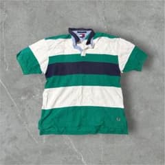TOMMY HILFIGER ストライプポロシャツのサムネイル