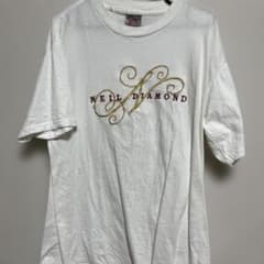 NEIL DIAMOND 刺繍ロゴ Tシャツ ホワイトのサムネイル