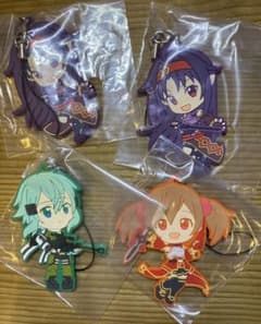 고무 스트랩 SAO 4 개 세트