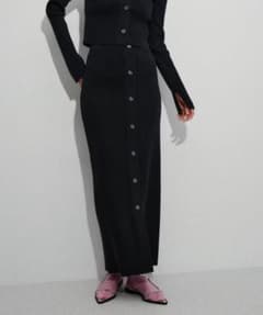 ADAM ET ROPÉ FEMME 2WAYリブニットスカート