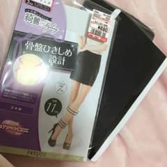 新品2足 着圧ストッキング黒のサムネイル