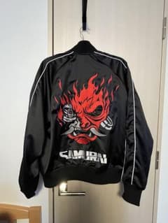 スカジャン サイバーパンク2077 SAMURAI Satin Jumper - メルカリ