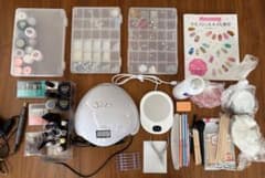 まとめ売り】セルフジェルネイル用品セット UVライト マシーン